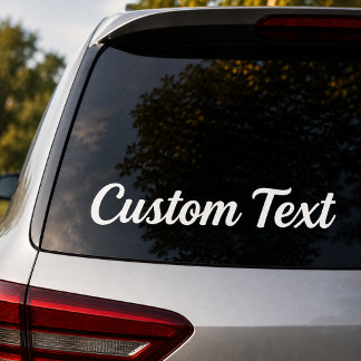 Fenêtre Autocollant personnalisé pour voiture - Autocollan