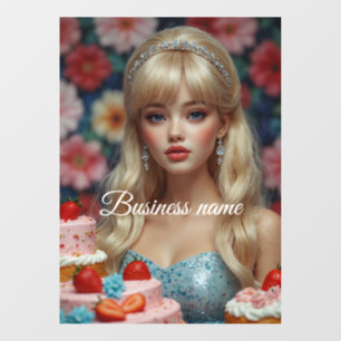 Fenêtre Autocollant pour vitrine de confiserie