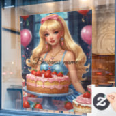 Fenêtre Autocollant pour vitrine de confiserie (Fenêtre de café)