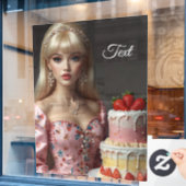 Fenêtre Autocollant pour vitrine de confiserie (Fenêtre de café)