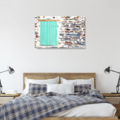 Fenêtre brisée sur une toile de mur de roche rusti (Insitu(Chambre))