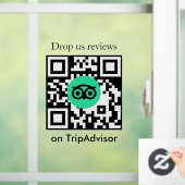 Fenêtre Code QR de critiques Tripadvisor Autocollant pour (Maison)