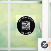 Fenêtre Code QR d'entreprise Autocollant pour Vitrine - Ac (Maison)