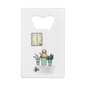 Fenêtre de café de chat Planchers Plante Vert (Dos)