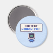 Fenêtre de contexte : Aimant Pixel AI drôle comple (Recto/Verso)
