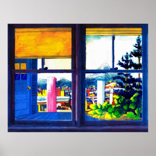 Fenêtre de cuisine - Poster (Devant)