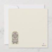 Fenêtre de la cathédrale Invitation religieuse (Dos)