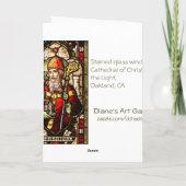 Fenêtre de l'église St Patrick - Carte (Dos)