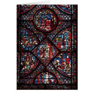 Fenêtre dépeignant des scènes