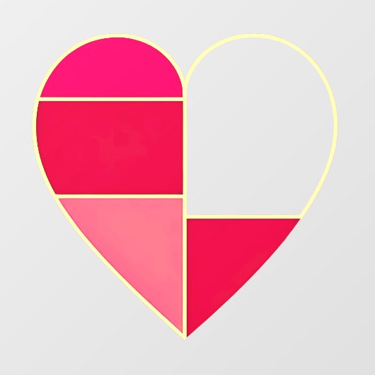 Fenêtre du panneau cardiaque moderne décale pour l (Feuille)