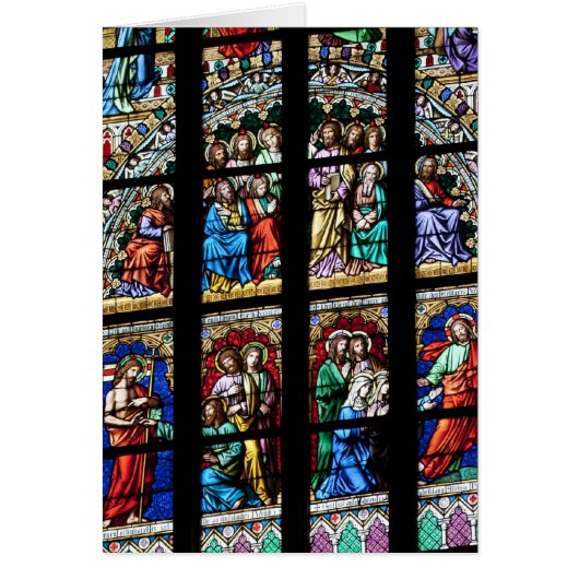 Fenêtre en verre coloré 1/3 (Devant)