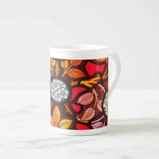 Fenêtre en verre tendu No 1 Bone China Mug (Devant droit)