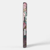 Fenêtre en verre tendu Rose iPhone 16 Coque (Verso / Droite)