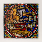 Fenêtre en verre tendu St. Francis Puzzle (Horizontal)