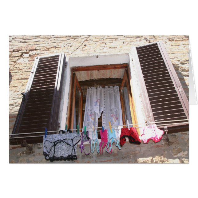 Fenêtre et Thongs (Devant Horizontal)