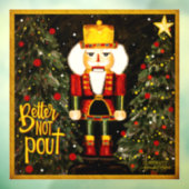 Fenêtre Mieux vaut ne pas bouder ! Autocollant pour fenêtr (Feuille 3)