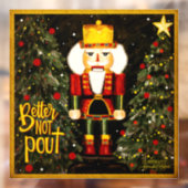 Fenêtre Mieux vaut ne pas bouder ! Autocollant pour fenêtr (Feuille 2)