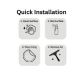 Fenêtre Pancarte anti-vol à l'étalage - Autocollant pour v