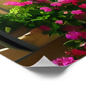 Fenêtre Scènes Art Mountain Flowers 18x24 Poster (Coin)