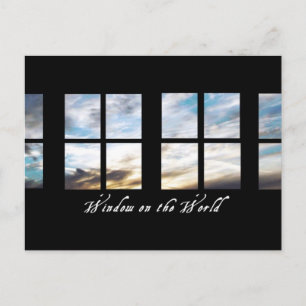 Fenêtre sur le Monde No. 2   Carte postale