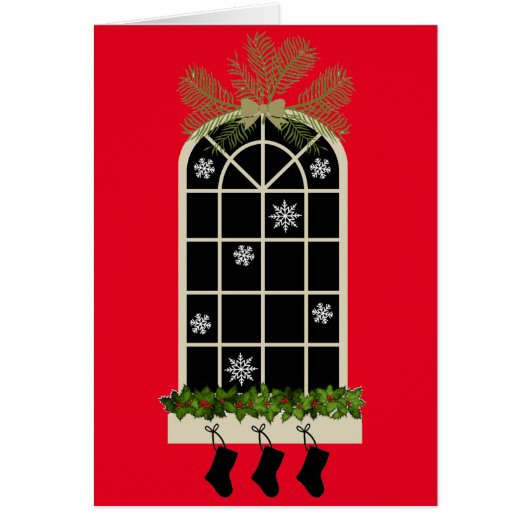 Fenêtre, veille de Noël (Devant)