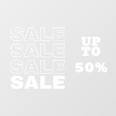 Fenêtre Vente au détail Autocollant pour vitrine (Feuille)