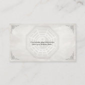 Feng Shui Calligraphy Symbol and Lucky Bamboo Visitekaartje (Achterkant)