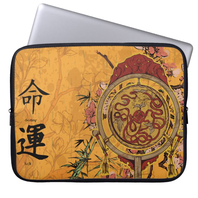 Feng Shui Destiny & Luck Laptop Sleeve (Voorkant)