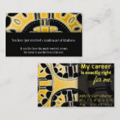 Feng Shui Success Affirmation Law of Attraction Visitekaartje (Voorkant / Achterkant)