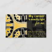 Feng Shui Success Affirmation Law of Attraction Visitekaartje (Achterkant)