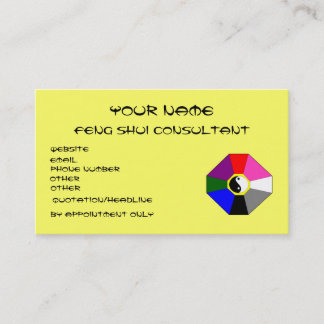 Feng Shui (version 1) - modèle de carte de visite