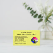 Feng Shui (version 2) - modèle de carte de visite (Debout devant)