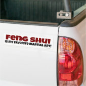 Feng Shui voor Auto Bumpersticker (Op Truck)