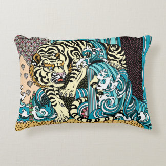 Feng Shui White Tiger Accent Pillow Accent Kussen