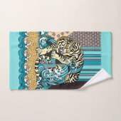 Feng Shui White Tiger Bad Handdoek (Handdoek)