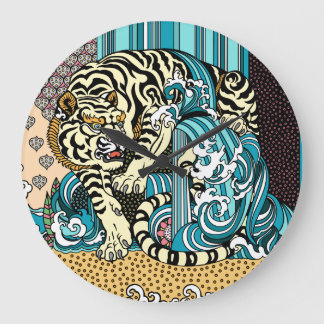 Feng Shui White Tiger Large Clock Grote Klok