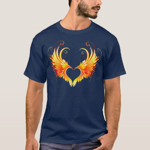 Feni Dragon Heart Wings Fantasy Fairy Tale op Teru T-shirt