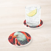 Feniks Zandsteen Onderzetter (Zijkant)