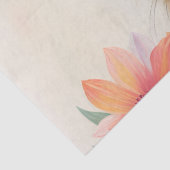 Fennec Fox Bloemenkunst Tissuepapier (Detail)