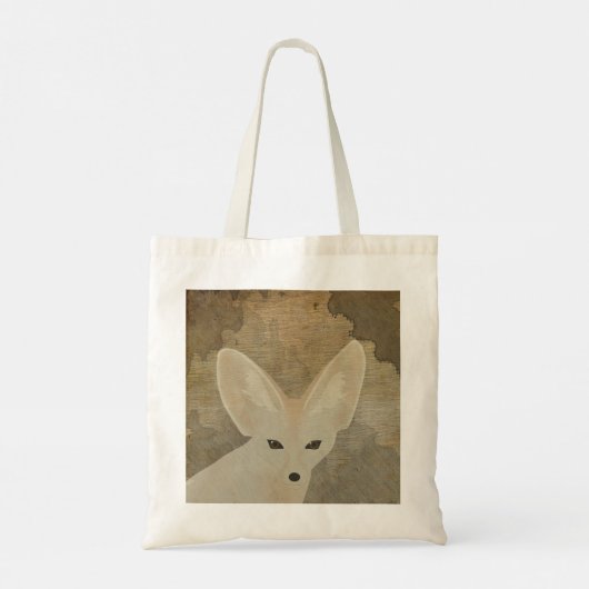 Fennec Fox Canvas tas (Achterkant)