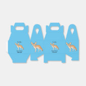 Fennec fox cartoon afbeelding bedankdoosjes (Uitgevouwen)