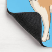 Fennec fox cartoon afbeelding muismat (Hoek)