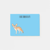 Fennec fox cartoon afbeelding post-it® notes (Voorkant)