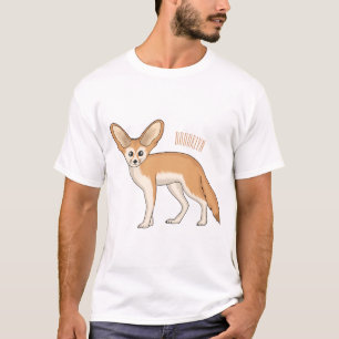 Fennec fox cartoon afbeelding t-shirt