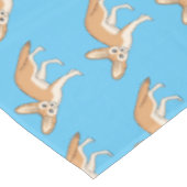 Fennec fox cartoon afbeelding tafelkleed (Gekanteld)