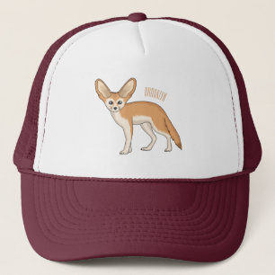 Fennec fox cartoon afbeelding trucker pet