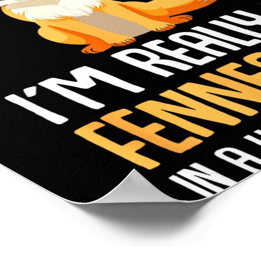 Fennec Fox Costume Girls Fox Poster (Hoek)