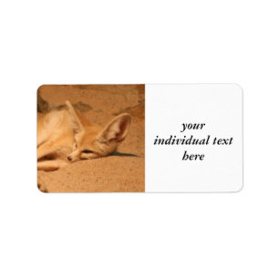 Fennec Fox Etiket