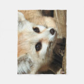 Fennec Fox Fleece Deken (Voorkant)