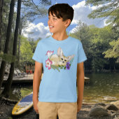 Fennec Fox Flowers Schattige T-shirt